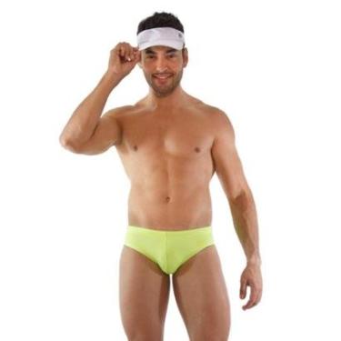 Imagem de Sunga Slim Amarelo Neon Sunny Silk Gel Garda Uomo-Masculino