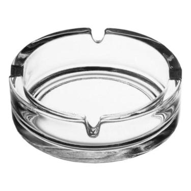 Imagem de Cinzeiro Vidro Redondo Casa Restaurante Mesa Bar Transparent