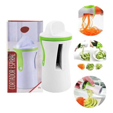 Imagem de 2X Macarrão De Abobrinha Cortador Espiral Espaguete Legumes