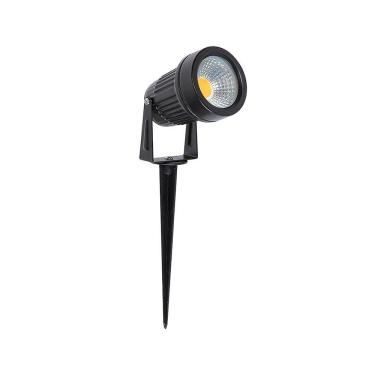 Imagem de Espeto Para Jardim Nordecor Hager Led 7w Bivolt Preto 3000k Luz Amarela 6139