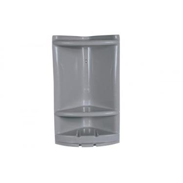 Imagem de Prateleira de canto grande cinza metasul