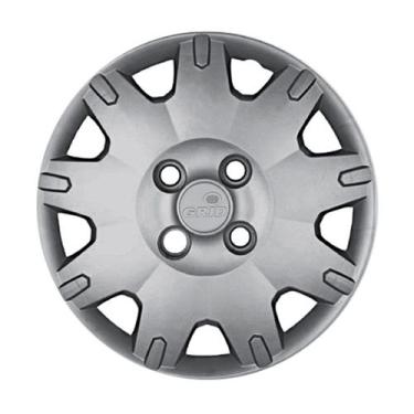 Imagem de Calota 175cb-pta aro 14 prata cubo baixo - unidade - GRID PRATA