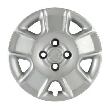 Imagem de Calota 067ca-pta aro 14 prata cubo alto - unidade - GRID PRATA