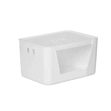 Imagem de Caixa Organizadora 26X20X16Cm Com Tampa E Abertura Branco - Paramount