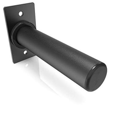 Imagem de Pinos de armazenamento para placa de peso Synergee. Armazenamento montado na parede, suporte de peso de abertura de 5 cm. Rack de armazenamento para academia com capacidade de 275 lb. Pino único.