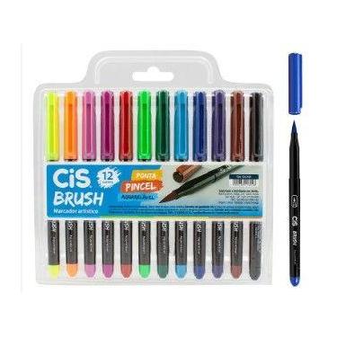 Imagem de Marcador cis brush est c/12cores - SERTIC(523)