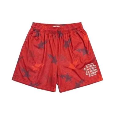 Imagem de Bermuda Masculina Floral De Malha Para Academia, Basquete E Praia, Ver