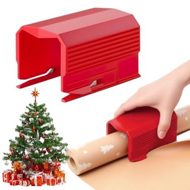 Imagem de Cortador de papel de embrulho – Ferramenta de corte fácil e precisa para papel de embrulho, embrulho de presente e decorações de férias