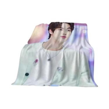 Imagem de Cobertor De Flanela 3D Do BTS JIMIN, Macio E Quente Para Quarto, Sala 