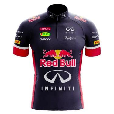 Imagem de Camisa Ciclismo Infantil Curta RedBul Bike Proteção UV Unissex-Unissex