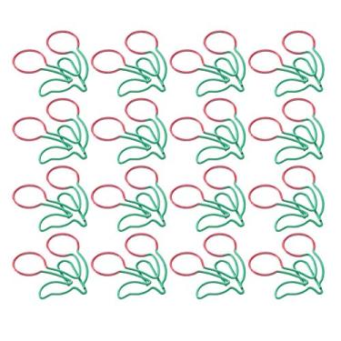 Imagem de Generic Clipes de Papel Em Forma de Fruta Alfinete Durável de 2 Cores para Material de Escritório Presentes Escolares, Organizador de Marcadores Portátil Leve para Classificação de Arquivo 20