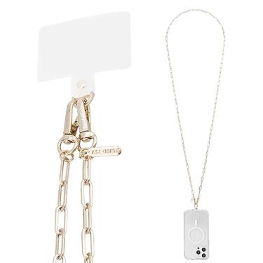Imagem de Case-Mate Cordão de telefone transversal/corrente [funciona com todos os telefones] Alça mãos-livres - Berloque para celular - Suporte de corrente de pescoço para iPhone 16 Pro Max/15 Pro Max / 14 /
