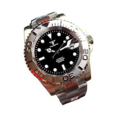 Imagem de Relógio De Mergulho Masculino De Aço Inoxidável 40mm Tandorio NH35 Mos
