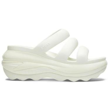 Imagem de Sandália crocs classic mega crush triple strap chalk-Unissex