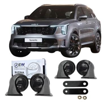 Imagem de BUZINA AUTOMOTIVA CARACOL (PAR) GRAVE/AGUDO PARA SORENTO 2010 >2017 - TIGER AUTO