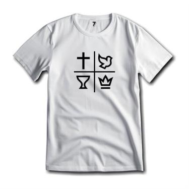 Imagem de Camiseta Quadrangular Evangelho Algodão Premium Cristã - Sete Sete Esp