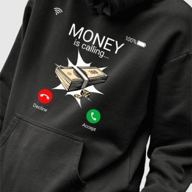 Imagem de Blusa Moletom Genuine Grit Masculina Estampada Algodão 30.1 Money Call