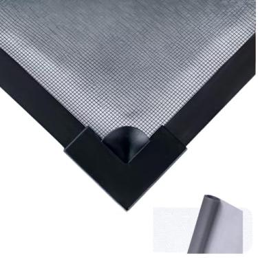 Imagem de UULANFA Tela magnética para janela – sem furadeira, fácil instalação, corte faça você mesmo, para ajustar, tela de malha removível à prova de insetos para apartamentos com janelas de casa