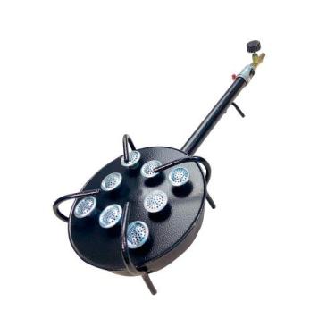 Imagem de Fogão 1 Boca Fogareiro Camping Roa Furô 8 Caulins