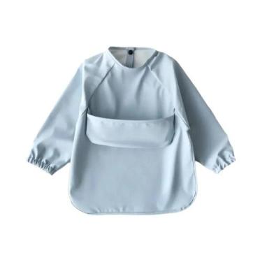 Imagem de Avental De Pintura Impermeável Para Bebês Com Mangas Longas, Acessório