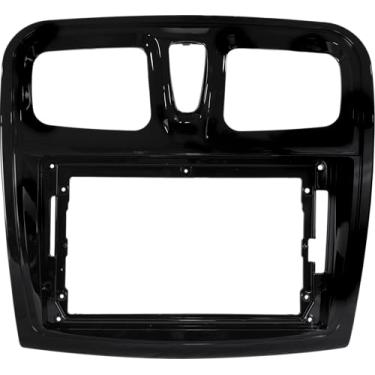 Imagem de Moldura Painel Multimídia 2 DIN 9P Sandero Logan 2015 a 2024