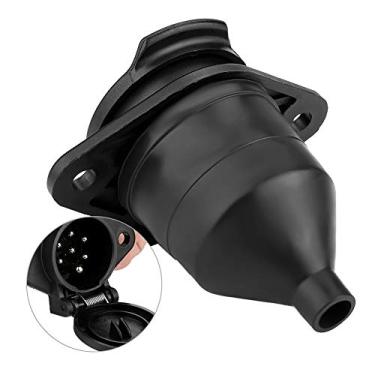 Imagem de Generic Adaptador Durável do Soquete do Reboque de 7 Pinos para o Conector de Alimentação Semi Reboque 24v Carro Caminhão para Veículos Europeus