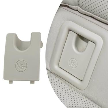 Imagem de Y-QIPED Capa Isofix de âncora de assento infantil para Toyota Corolla, capa de âncora de segurança de assento traseiro de retenção infantil para Toyota Corolla 2019-2024 (marrom, 1 peça de capa para