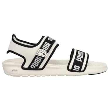 Imagem de PUMA Signature Softride Womens Sandals in Marshmallow/Black, Size 7