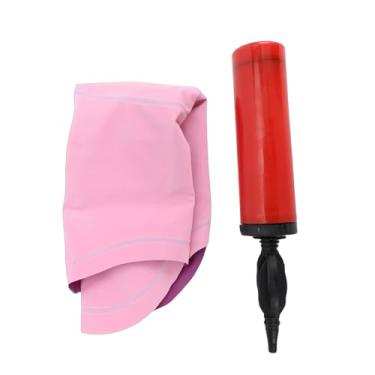 Imagem de Tomvorks Travesseiro Leve, Almofada Inflável Em Forma de Borboleta para Viagens, Casa, Carro, Escritório.Macio e Confortável, Ideal para Mulheres e Crianças (Rosa)