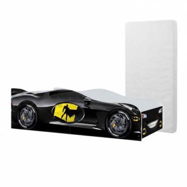 Imagem de Cama Infantil Adesivada Meninas Meninos 100% MDF Com Colchão - Mobigu,