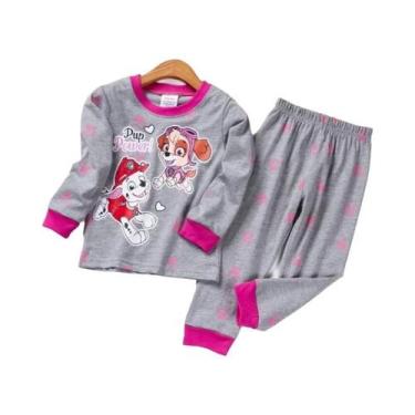 Imagem de Pijamas PAW Patrol Para Crianças Primavera Outono Cartoon Manga Longa 