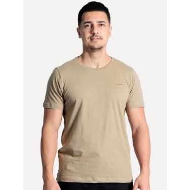 Imagem de Camiseta Aramis Masculina Estampa Assinatura 1995 Peito Cáqui-Masculino