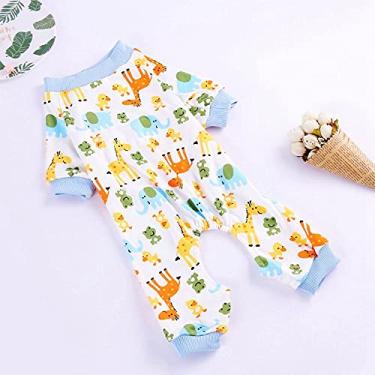 Imagem de Roupas para cães Yorkshir Pet Supplies casaco pijama camisa macacão filhote (L-C)