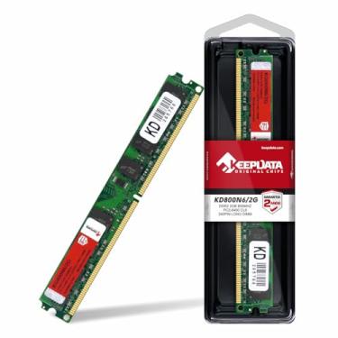 Imagem de MEMÓRIA RAM DESK DDR2 2GB 800MHZ KEEPDATA KD800N6/2G
