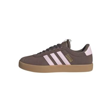 Imagem de adidas Tênis feminino VL Court 3.0, Earth Strata/Rosa Claro/Dourado Metálico, 35