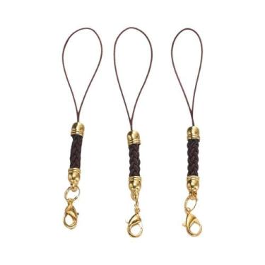 Imagem de Corda Para Chaveiro DIY Com Fecho Lagosta, Argolas De Ligação, Cordão 