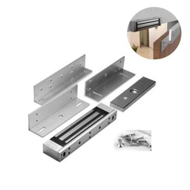 Imagem de Fechadura Eletroima papaiz 12v 180Kg com Suporte ZL - ASSA ABLOY BRASI