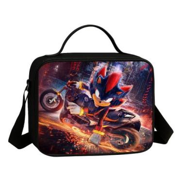 Imagem de Lancheira Termica Escolar Infantil Estampa Menino Game Corrida Soni La