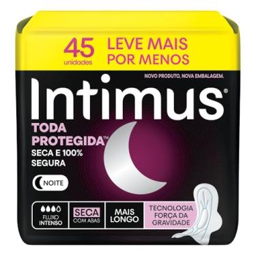 Imagem de Absorvente Intimus Toda Protegida Noturno Seca Com abas 45 un