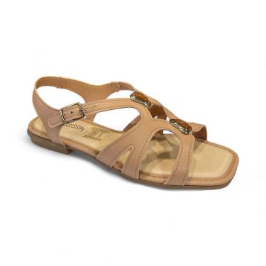 Imagem de Sandália Rasteira Feminina Mississipi Bege J0132-0006
