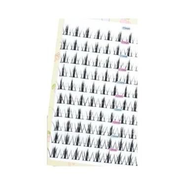 Imagem de Cílios Postiços Naturais Marrom Suave Estilo Girassol Grande Capacidad