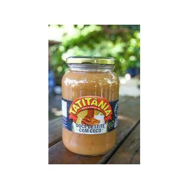 Imagem de Doce De Leite Mineiro com Coco Tatitânia Cremoso puro 680g