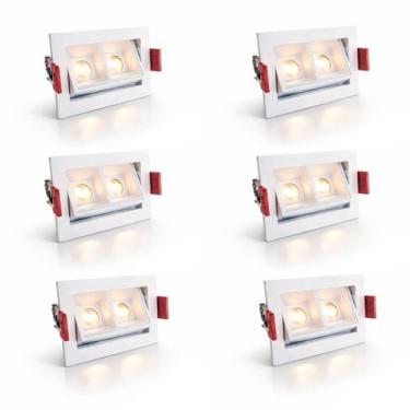 Imagem de 6 Mini Spot Direcionável Downlight Embutir Led Micro Luz09 - Luz09kit6