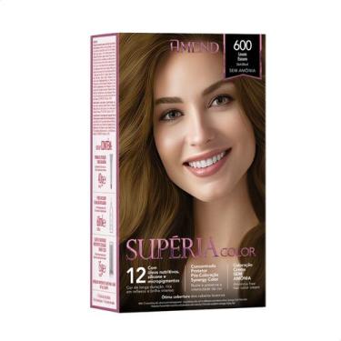 Imagem de Tinta de Cabelo Amend Superia 600 Louro Escuro Sem Amônia