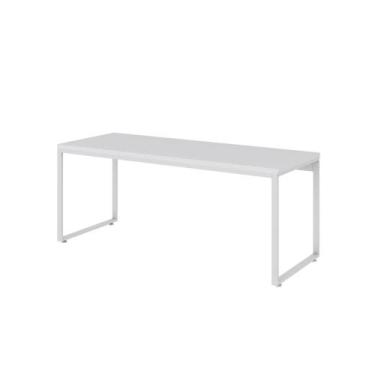 Imagem de Mesa Kuadra Diretor 180X70X75cm Estrutura Branca - Metalig, Branco Che