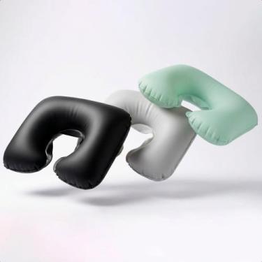 Imagem de Almofada de Pescoço Portátil Viagem Conforto Suporte Cervical em Qualq