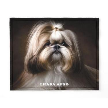 Imagem de Manta, Cobertor Fleece Estampado Para Pet, Ilhasa Apso Mod 2 - fantasi