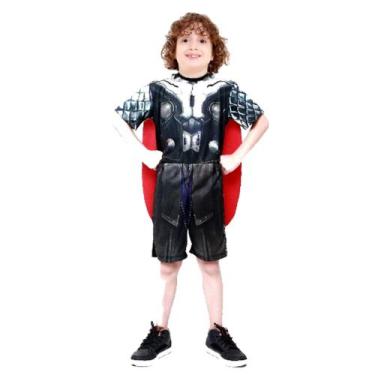 Imagem de Fantasia Thor Ragnarok Infantil Sem Mascara Guerra Infinita - Fantasia