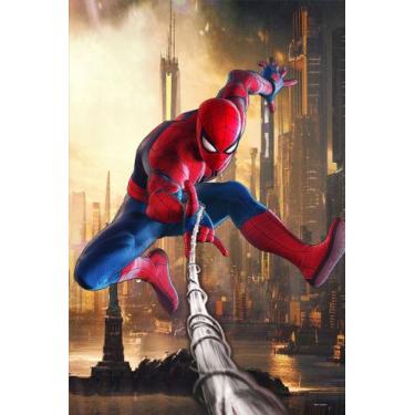 Imagem de Painel Festa Retangular Para Casado 1,5x2,2m Homem Aranha 2 - Fantasia
