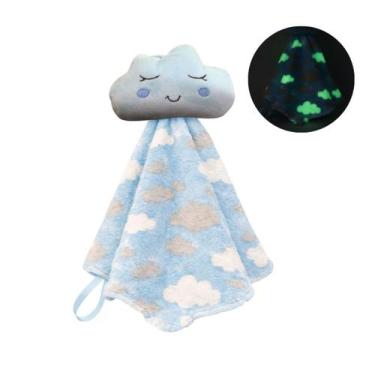 Imagem de Naninha para Bebê Macia Brilha no Escuro 25x20cm 100% Poliéster - Xuki